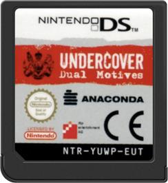 Cartridge artwork for Undercover - Dual Motives on the Nintendo DS.