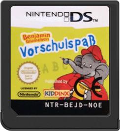 Cartridge artwork for Vorschulspass Mit Benjamin Bluemchen on the Nintendo DS.