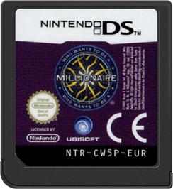 Cartridge artwork for Who Wants To Be A Millionaire - 2nd Edition on the Nintendo DS.