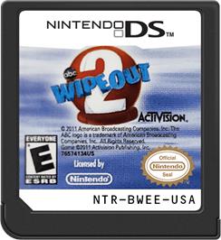 Cartridge artwork for Wipeout 2 on the Nintendo DS.