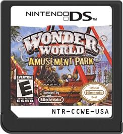 Cartridge artwork for Wonder World Amusement Park on the Nintendo DS.