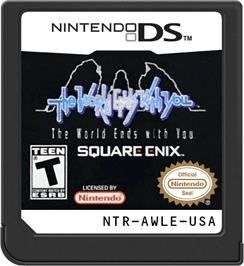 Cartridge artwork for World Ends With You, The on the Nintendo DS.