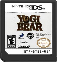 Cartridge artwork for Yogi Bear on the Nintendo DS.