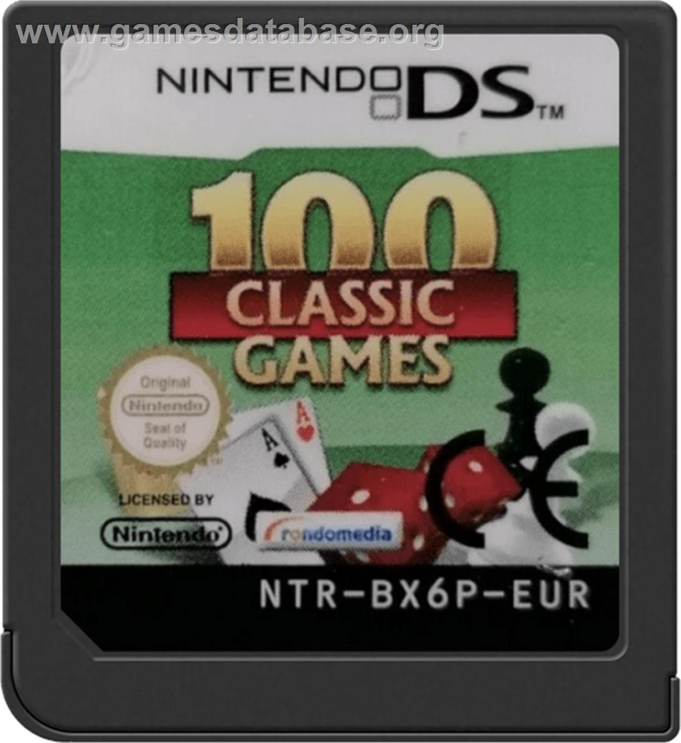100 Classic Games - Nintendo DS - Artwork - Cartridge