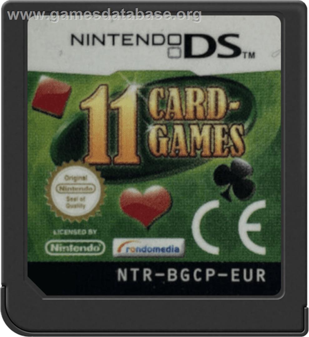 11 Card Games - Nintendo DS - Artwork - Cartridge