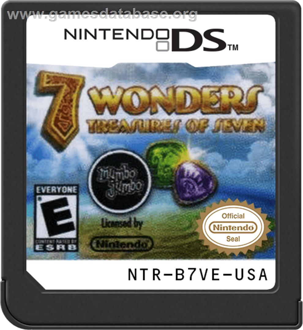 7 Wonders - Treasures Of Seven - Nintendo DS - Artwork - Cartridge