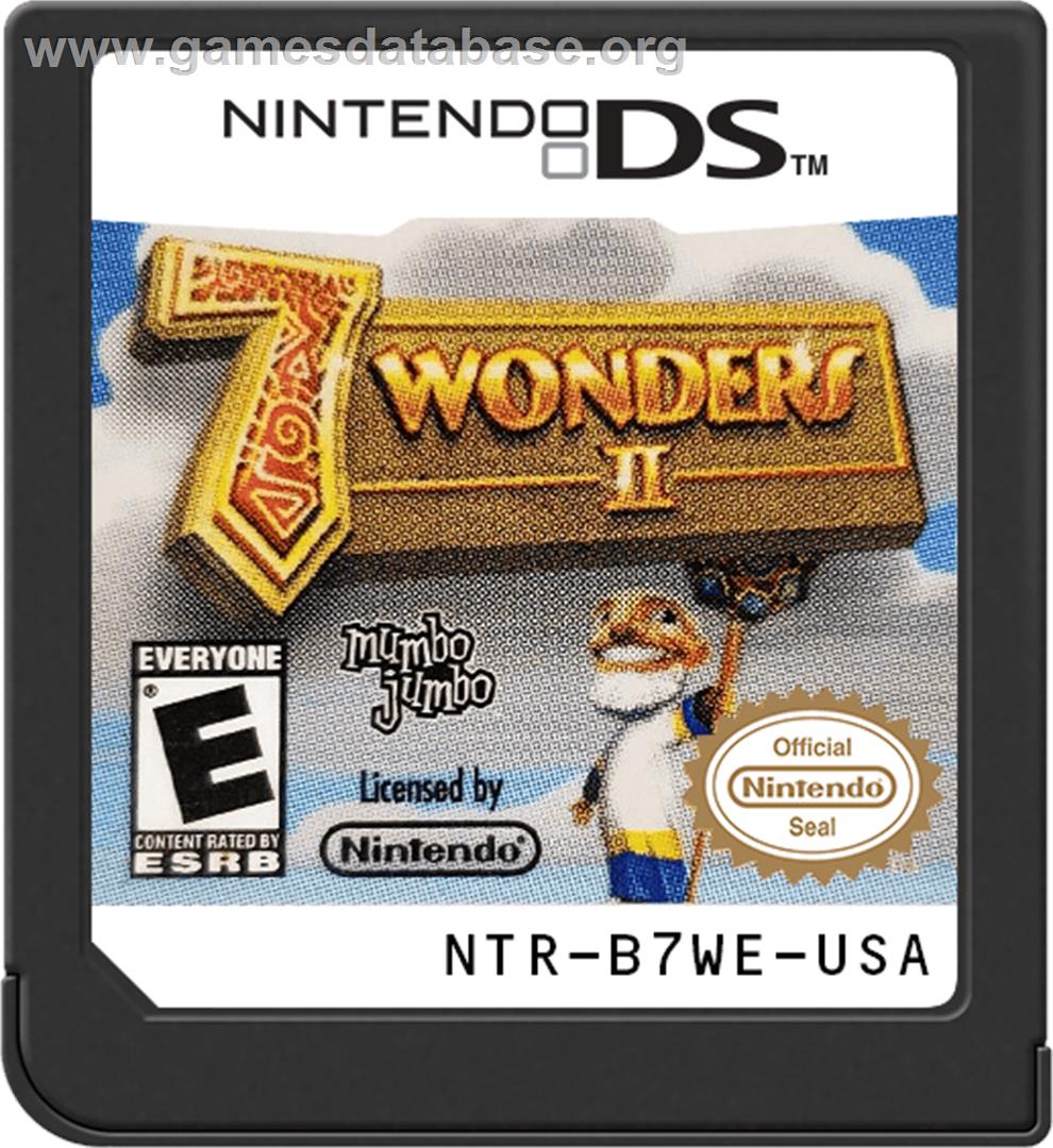 7 Wonders 2 - Nintendo DS - Artwork - Cartridge