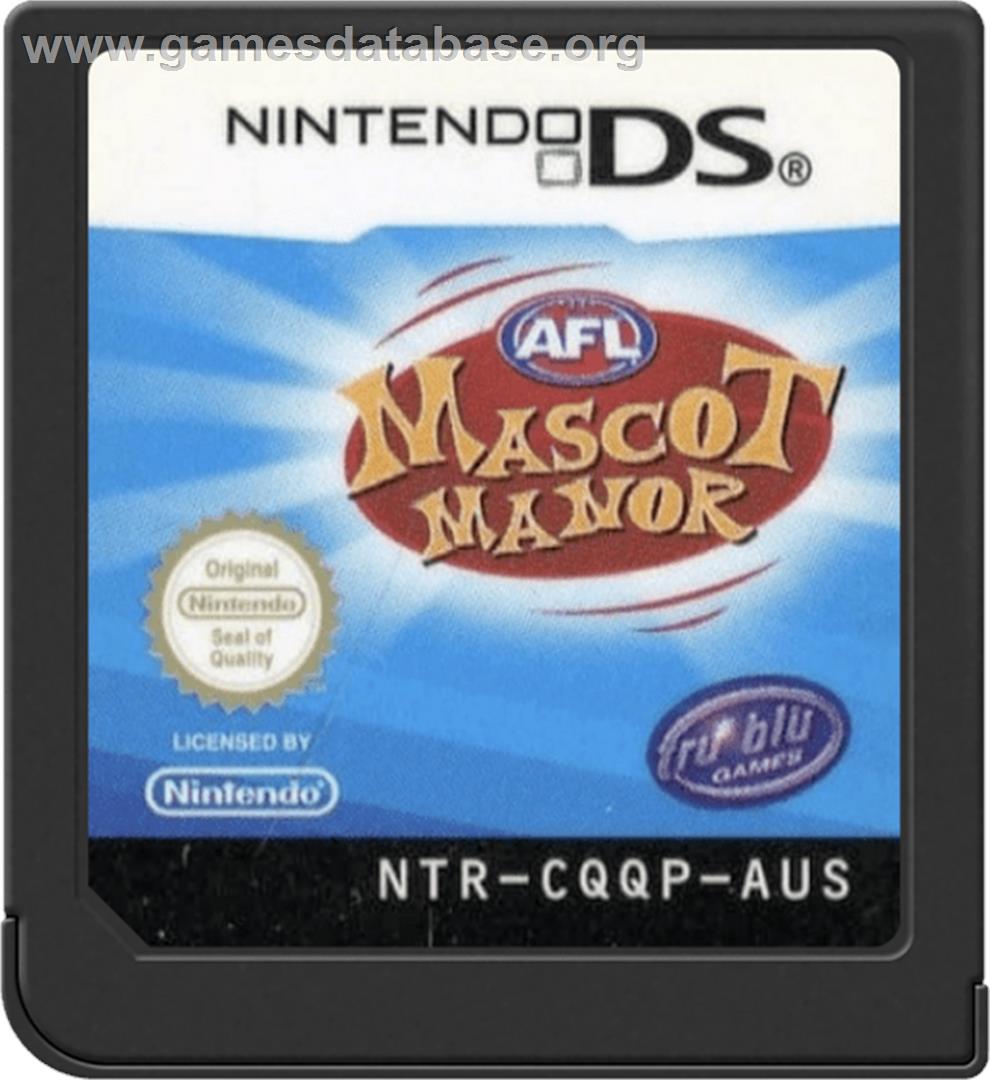 AFL Mascot Manor - Nintendo DS - Artwork - Cartridge