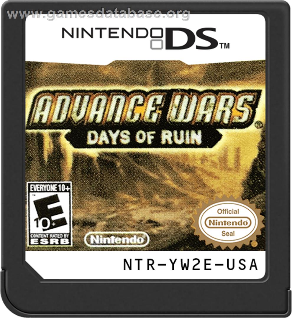 Advance Wars - Days Of Ruin - Nintendo DS - Artwork - Cartridge