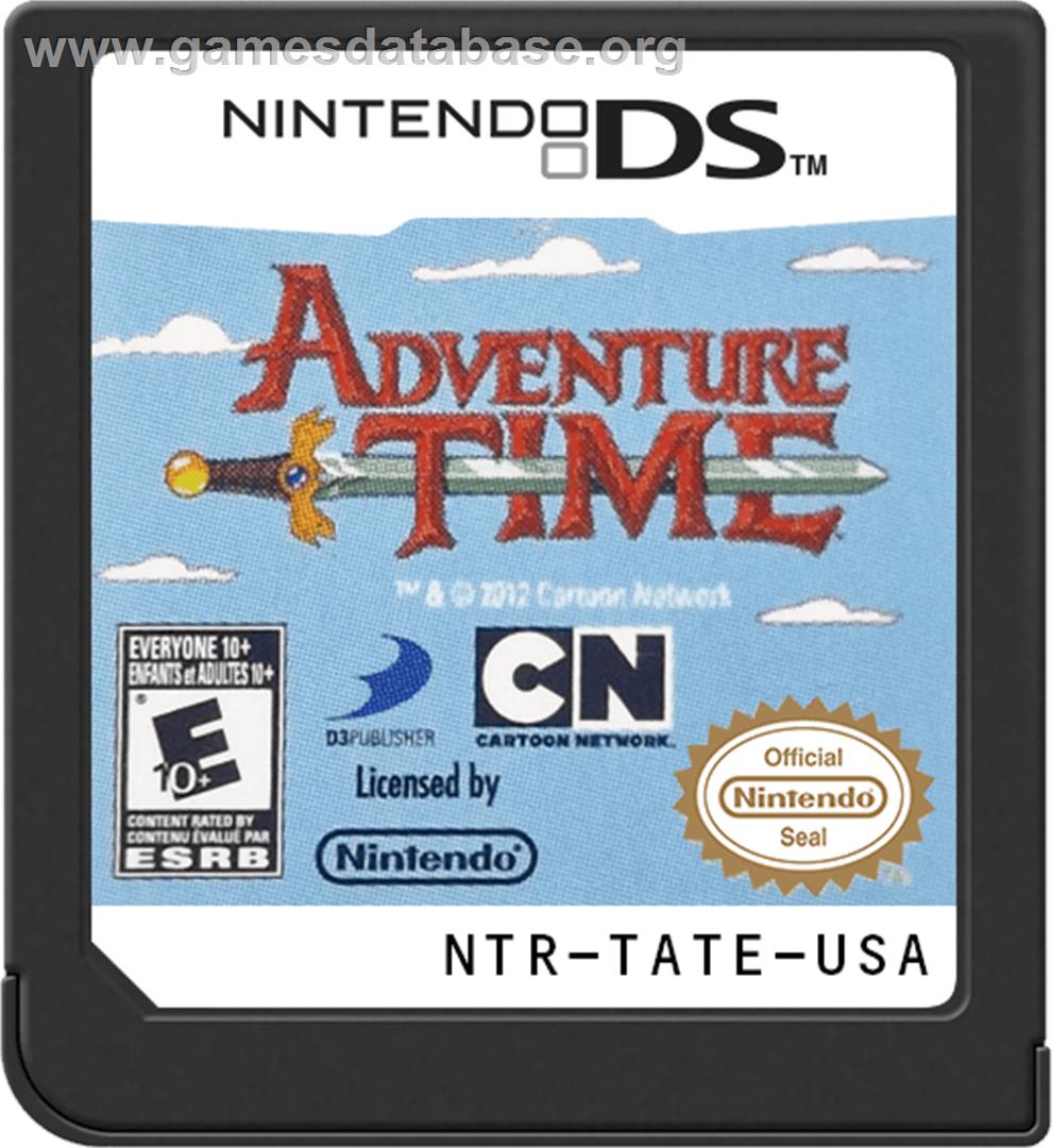Adventure Time - Hey Ice King! Why'd You Steal Our Garbage?! - Nintendo DS - Artwork - Cartridge