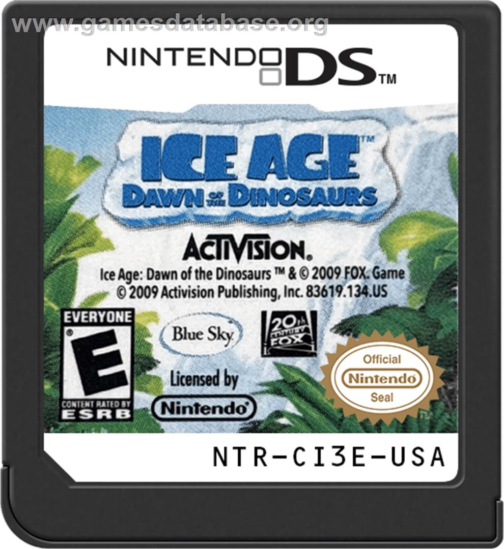 Age De Glace 3 - Le Temps Des Dinosaures, L' - Nintendo DS - Artwork - Cartridge