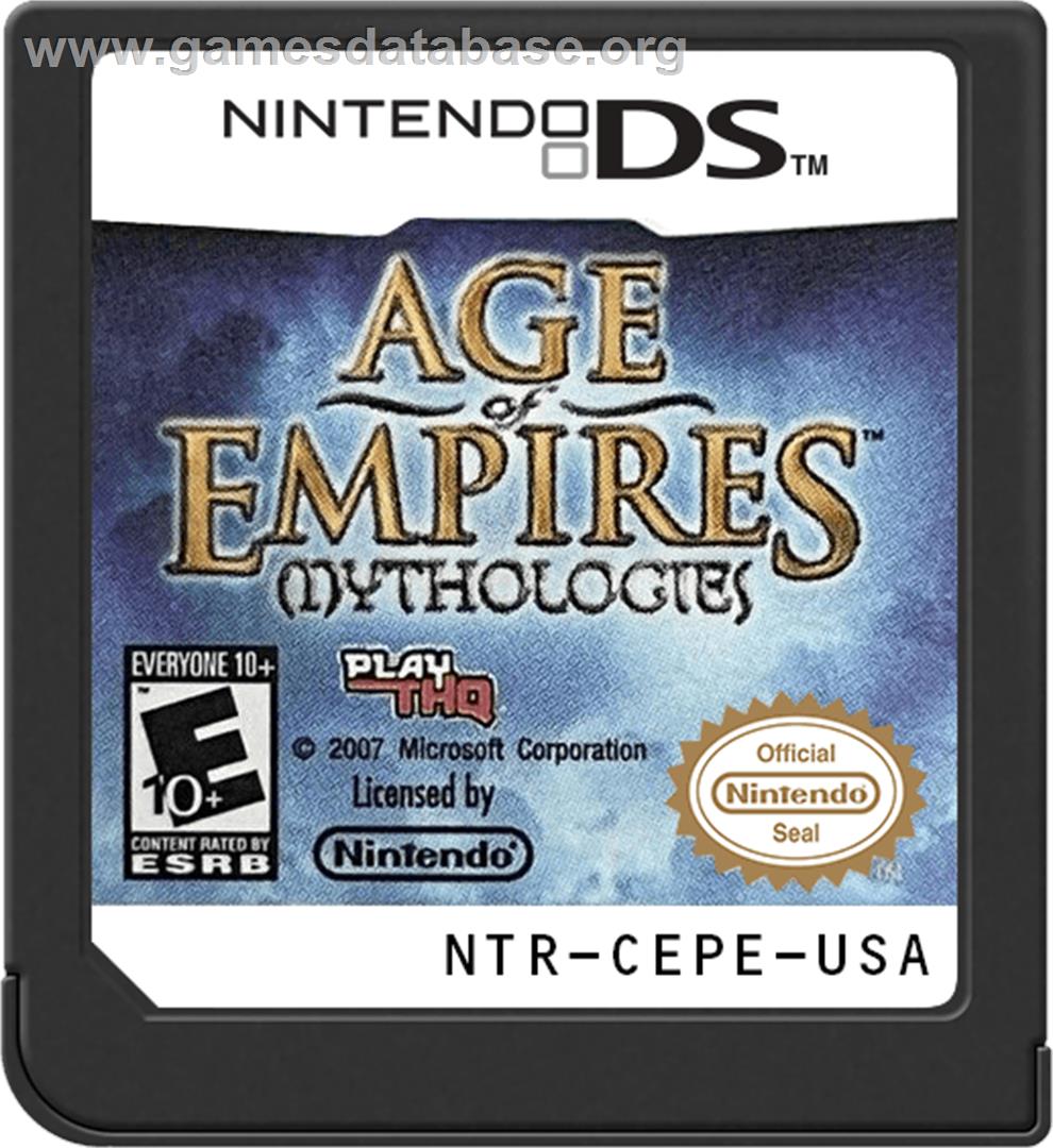 Age Of Empires - Mythologies - Nintendo DS - Artwork - Cartridge