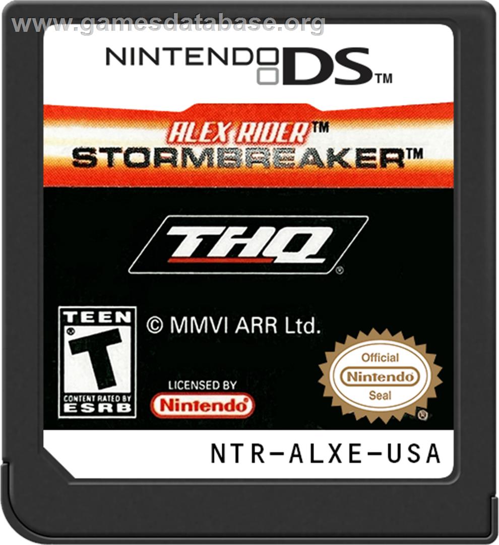 Alex Rider - Stormbreaker - Nintendo DS - Artwork - Cartridge