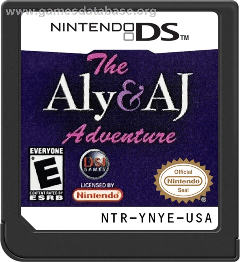 Aly And Aj Adventure, The - Nintendo DS - Artwork - Cartridge