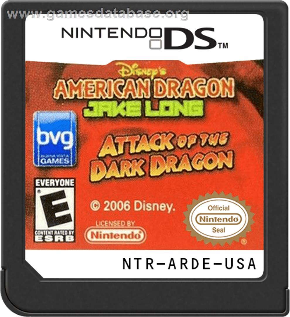 American Dragon - Jake Long - Attack Of The Dark Dragon - Nintendo DS - Artwork - Cartridge