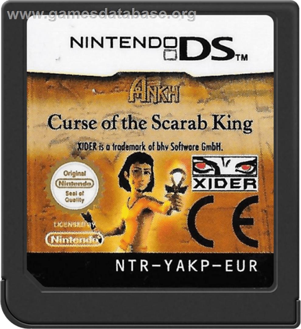Ankh - La Malediction Du Roi Scarabee - Nintendo DS - Artwork - Cartridge