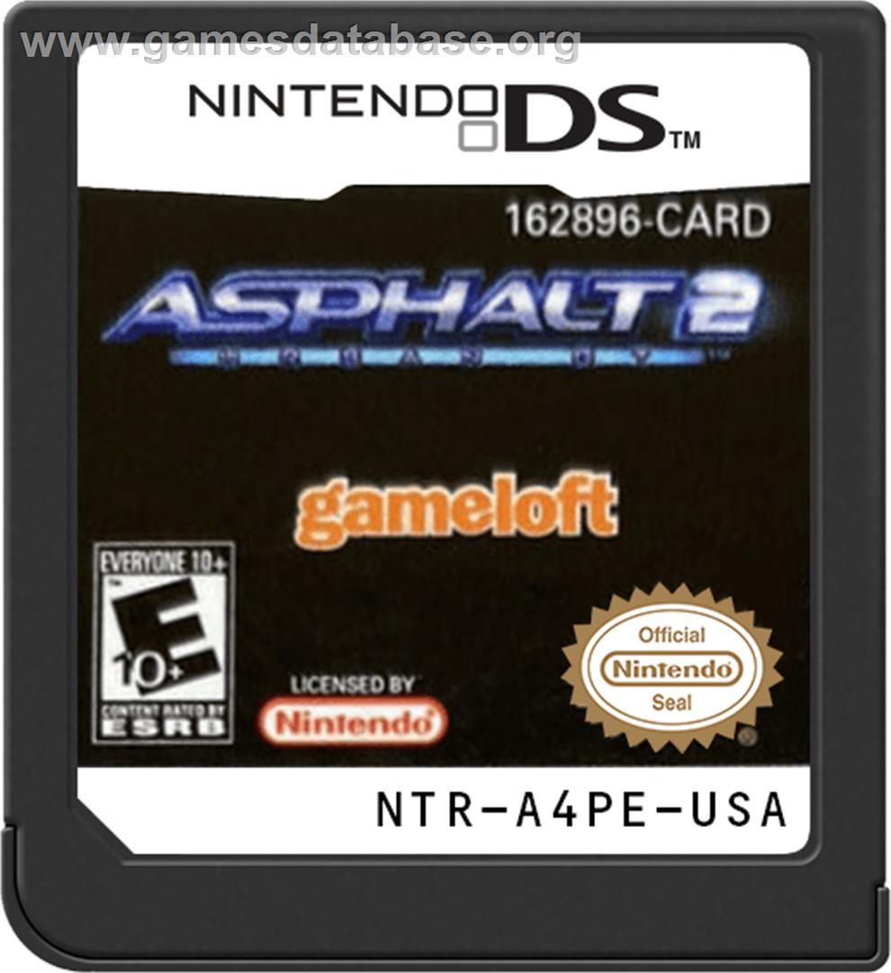 Asphalt - Urban Gt 2 - Nintendo DS - Artwork - Cartridge