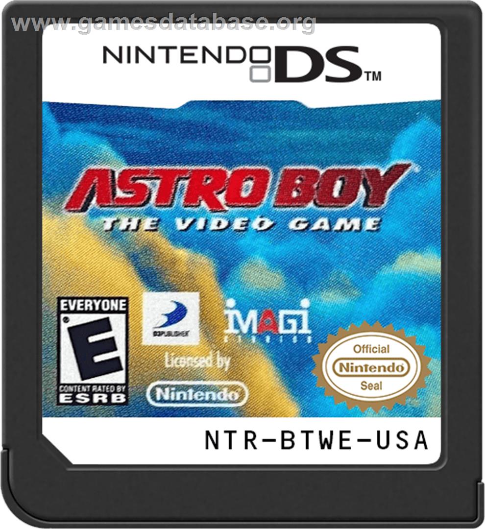 Astro Boy - The Video Game - Nintendo DS - Artwork - Cartridge