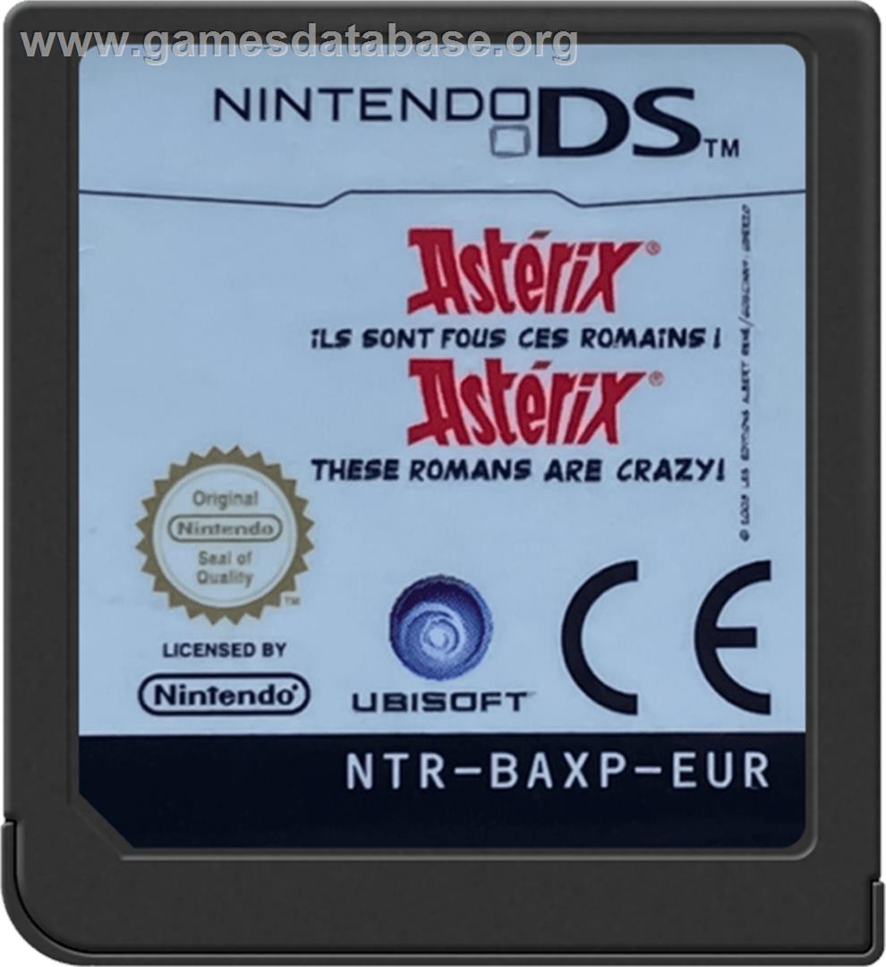 Astérix - Ils Sont Fous Ces Romains ! - Nintendo DS - Artwork - Cartridge