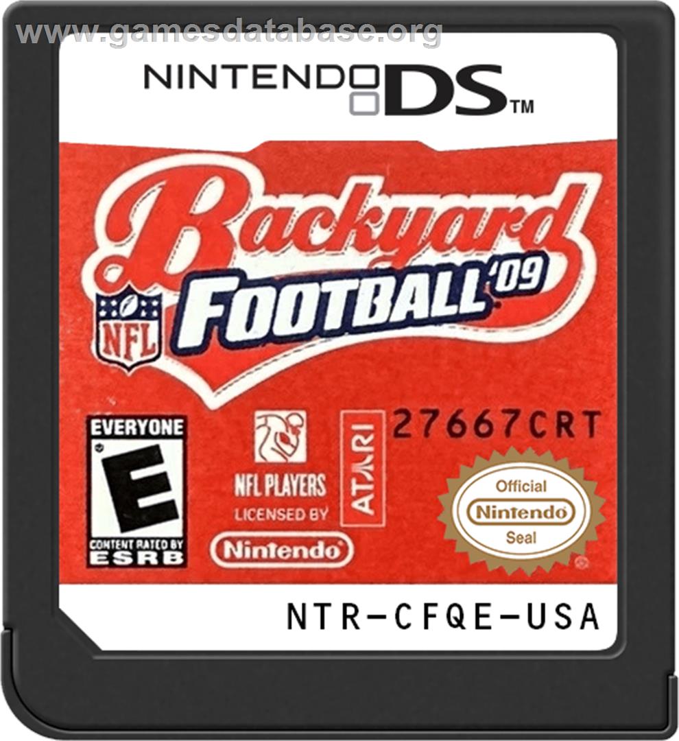 Backyard Football '09 - Nintendo DS - Artwork - Cartridge