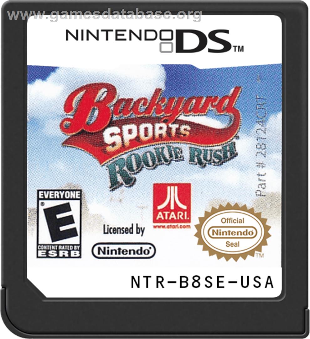 Backyard Sports - Rookie Rush - Nintendo DS - Artwork - Cartridge