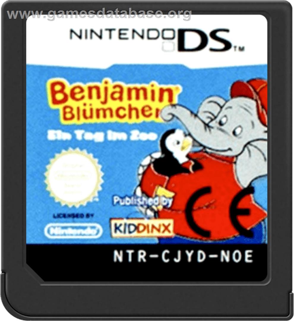 Benjamin Bluemchen - Ein Tag Im Zoo - Nintendo DS - Artwork - Cartridge