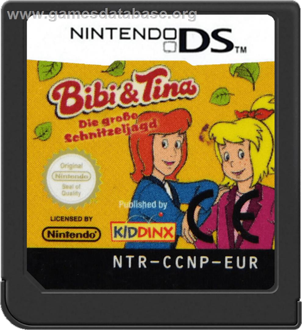 Bibi And Tina - Die Grosse Schnitzeljagd - Nintendo DS - Artwork - Cartridge
