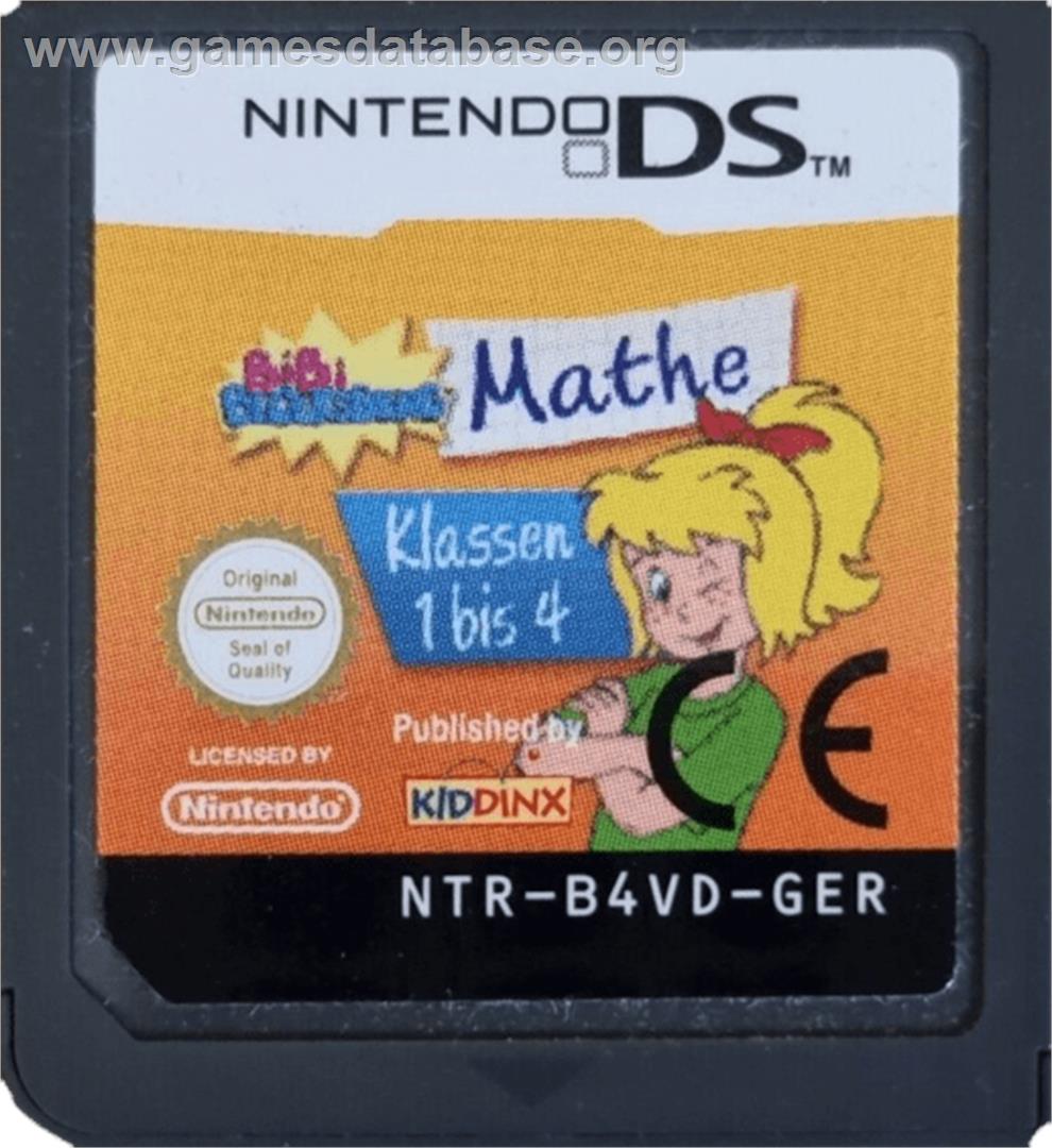 Bibi Blocksberg: Grundschule Mathematik - Klasse 1 Bis 4 - Nintendo DS - Artwork - Cartridge