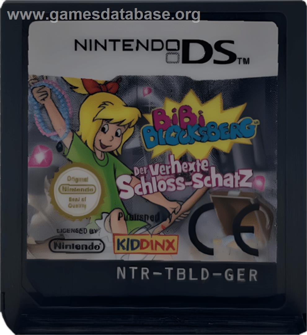 Bibi Blocksberg - Der Verhexte Schloss-schatz - Nintendo DS - Artwork - Cartridge
