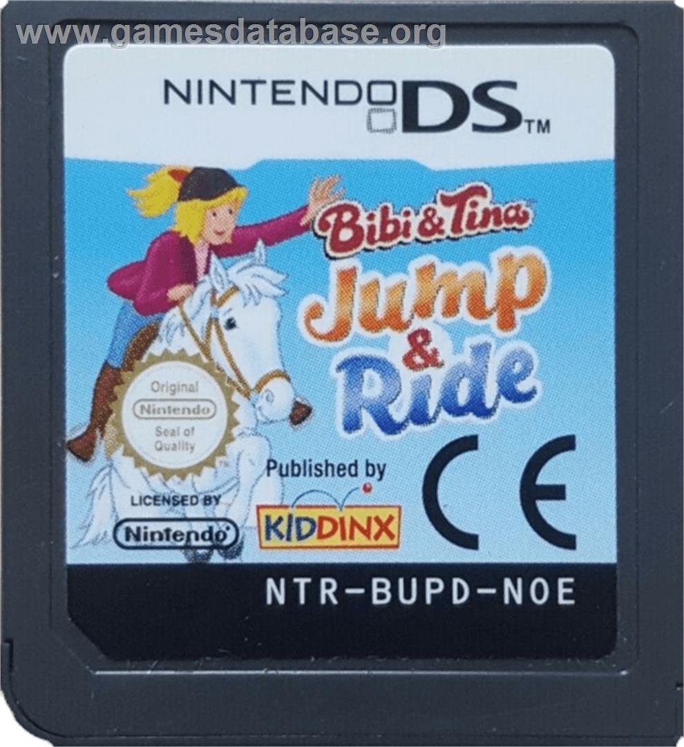 Bibi and Tina - Jump and Ride - Nintendo DS - Artwork - Cartridge