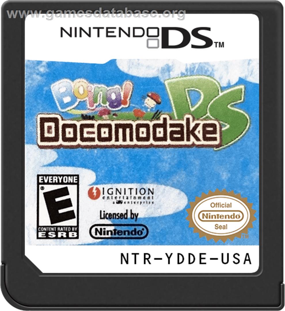 Boing! Docomodake DS - Nintendo DS - Artwork - Cartridge