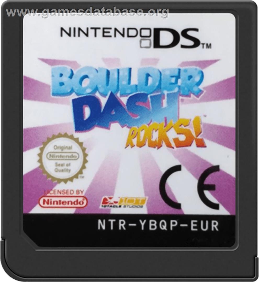 Boulder Dash Rocks - Nintendo DS - Artwork - Cartridge