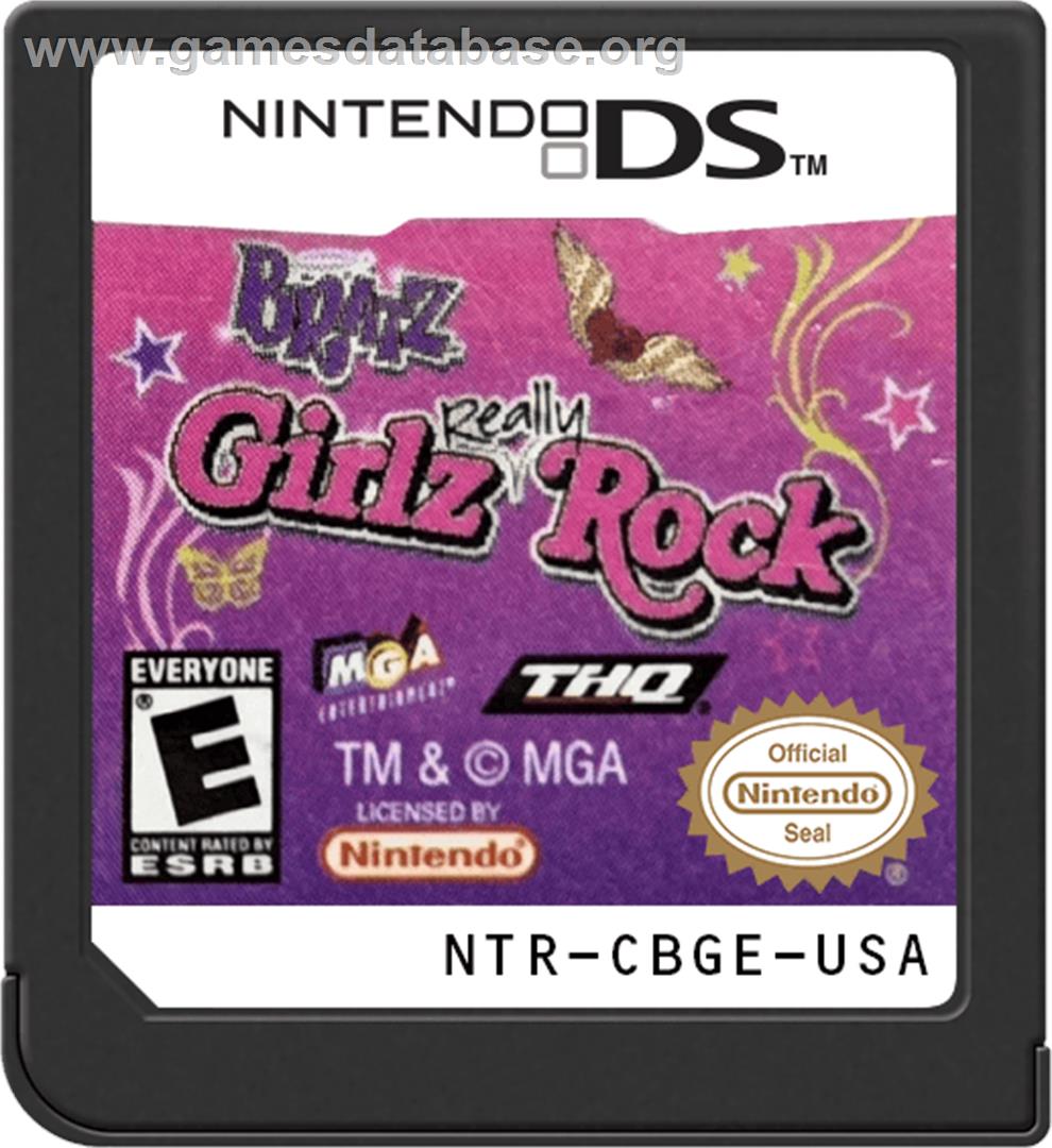 Bratz - Girlz Really Rock - Nintendo DS - Artwork - Cartridge
