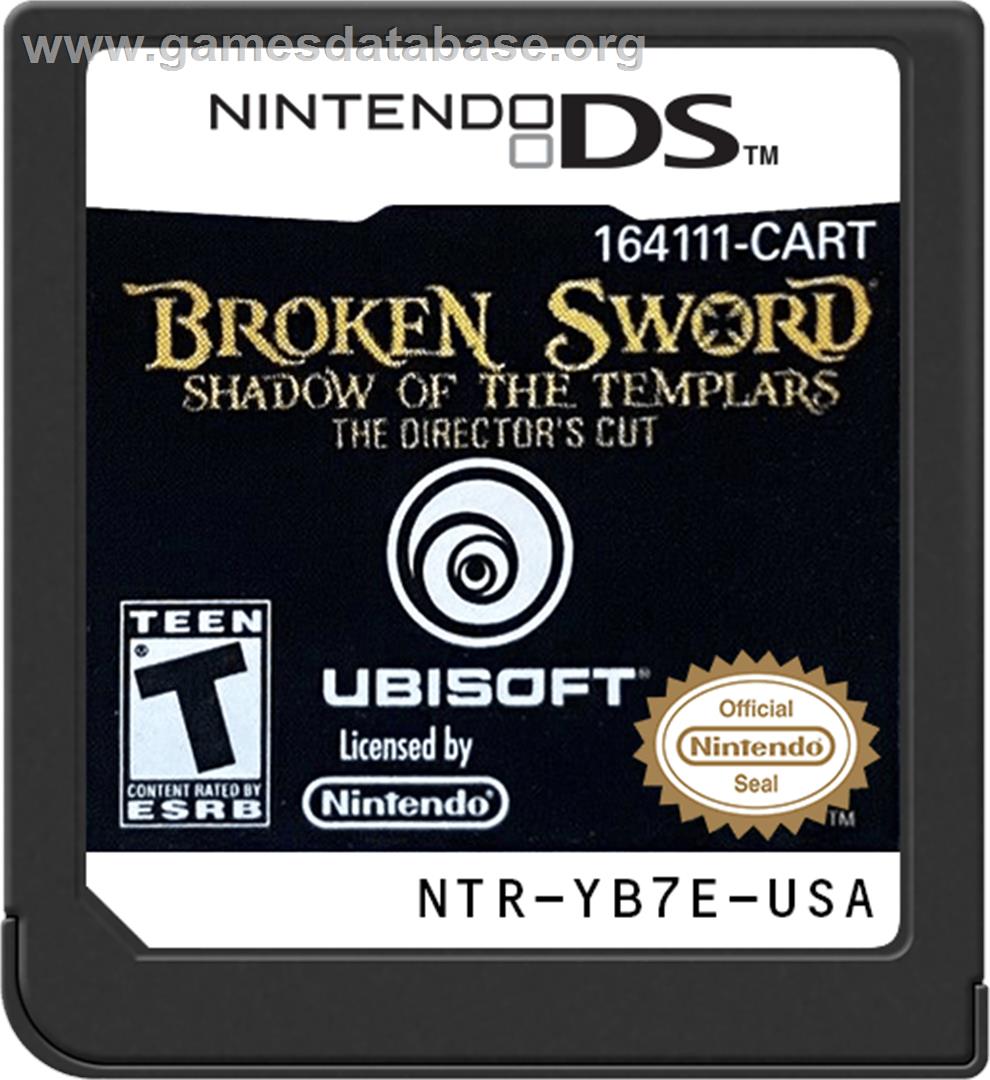 Broken Sword - Shadow Of The Templars - The Director's Cut - Nintendo DS - Artwork - Cartridge