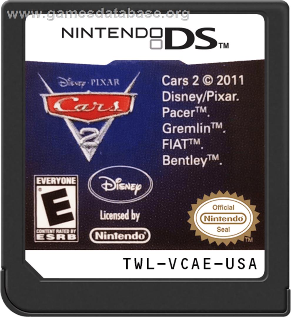 Cars 2 - Nintendo DS - Artwork - Cartridge