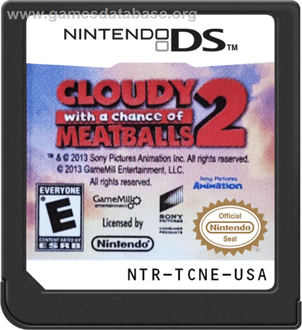 Cloudy With A Chance Of Meatballs 2 - Nintendo DS - Artwork - Cartridge