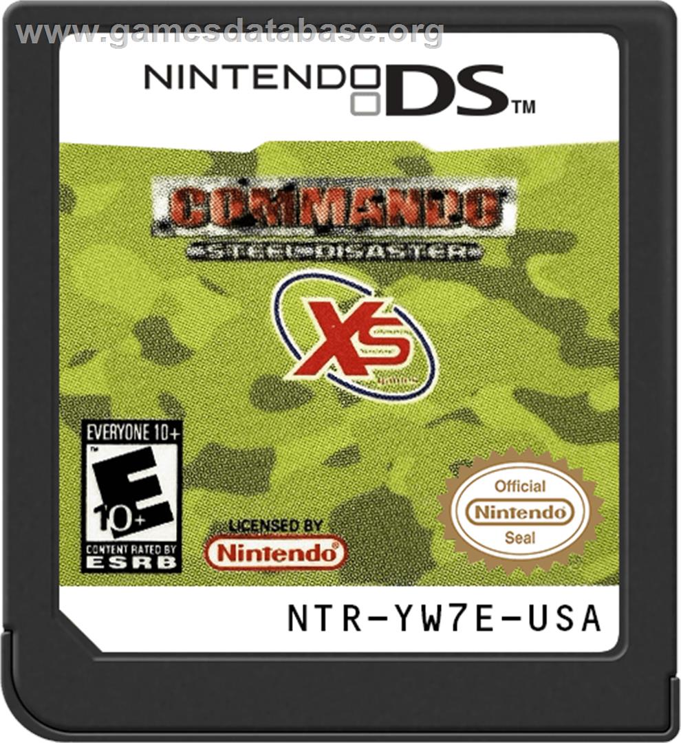 Commando - Steel Disaster - Nintendo DS - Artwork - Cartridge