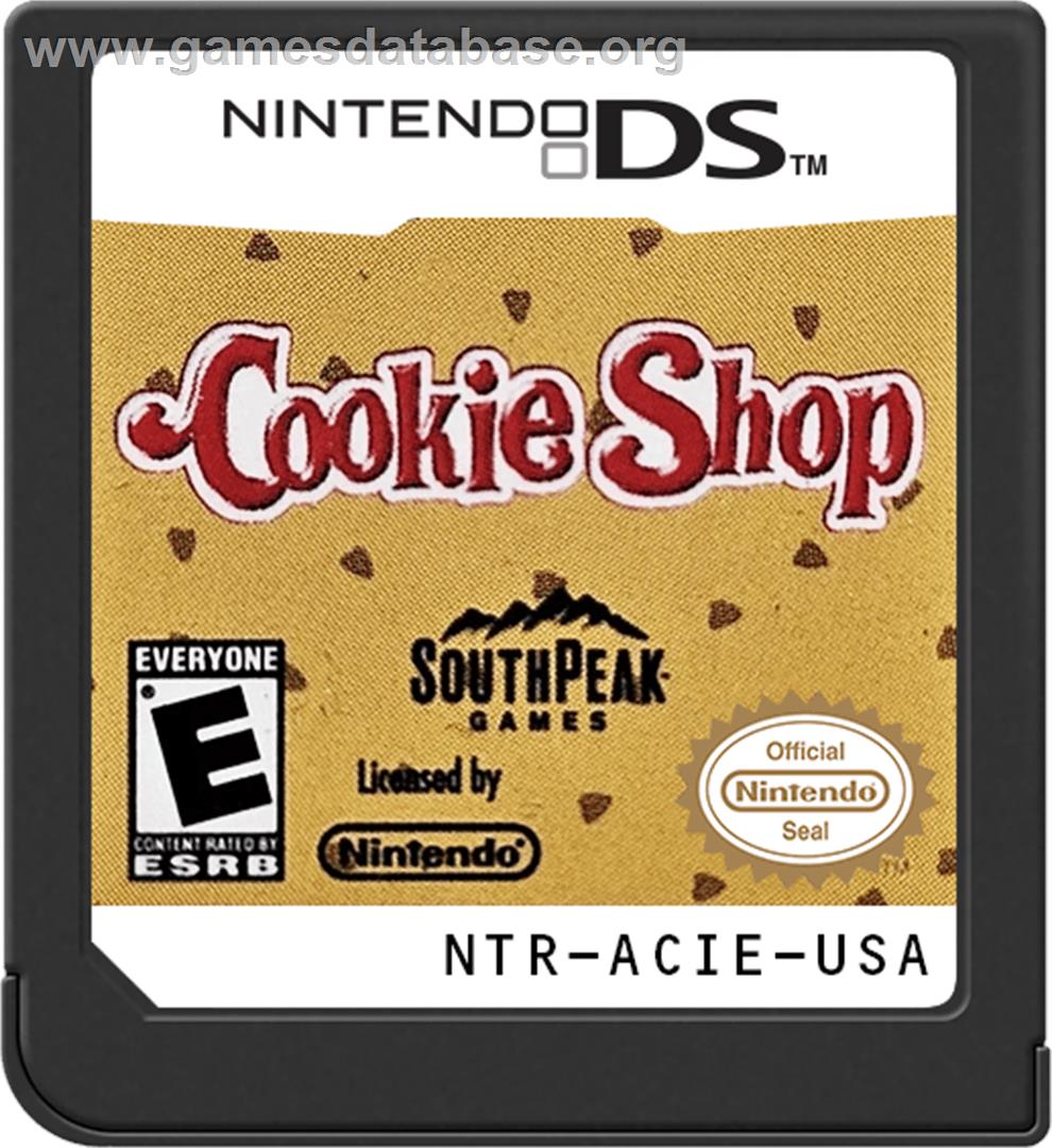 Cookie Shop - Create Your Dream Shop - Nintendo DS - Artwork - Cartridge
