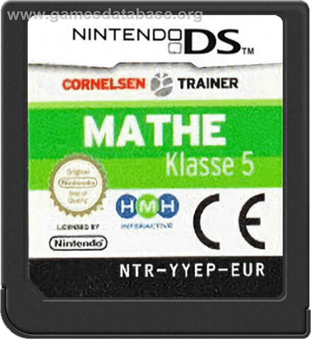 Cornelsen Trainer: Mathe - Klasse 5 - Nintendo DS - Artwork - Cartridge