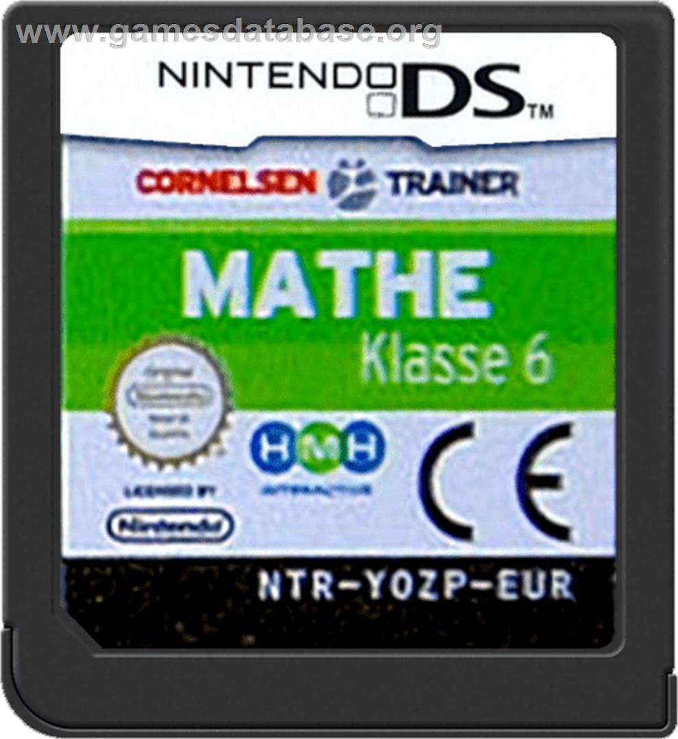 Cornelsen Trainer: Mathe - Klasse 6 - Nintendo DS - Artwork - Cartridge