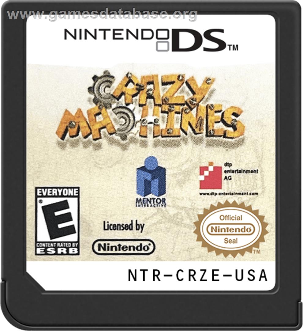 Crazy Machines - Nintendo DS - Artwork - Cartridge