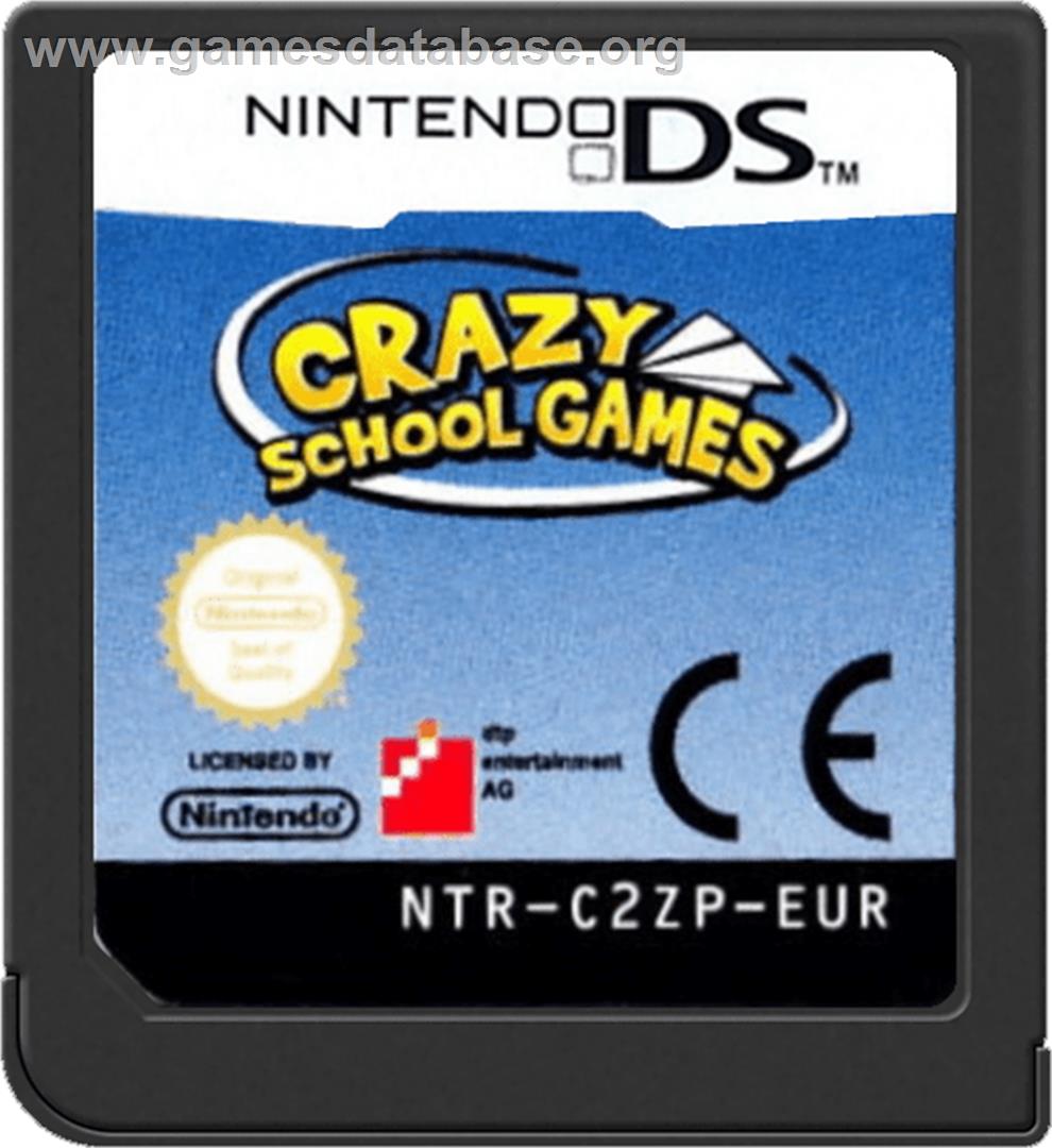 Crazy School Games - Nintendo DS - Artwork - Cartridge