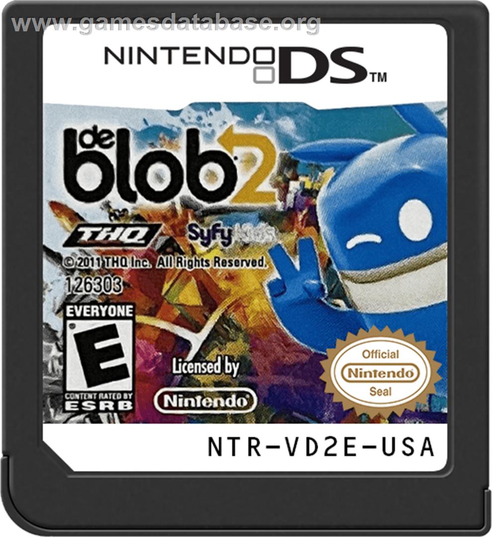 De Blob 2 - Nintendo DS - Artwork - Cartridge