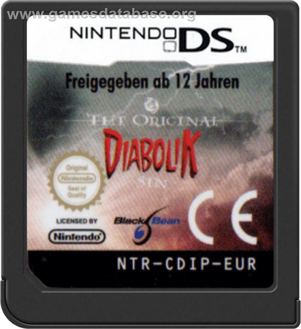 Diabolik - The Original Sin - Nintendo DS - Artwork - Cartridge