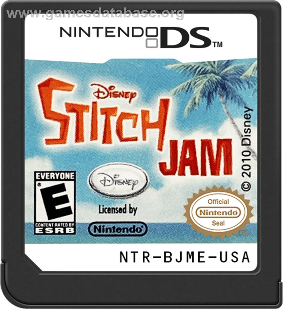 Disney's Stitch Jam - Nintendo DS - Artwork - Cartridge