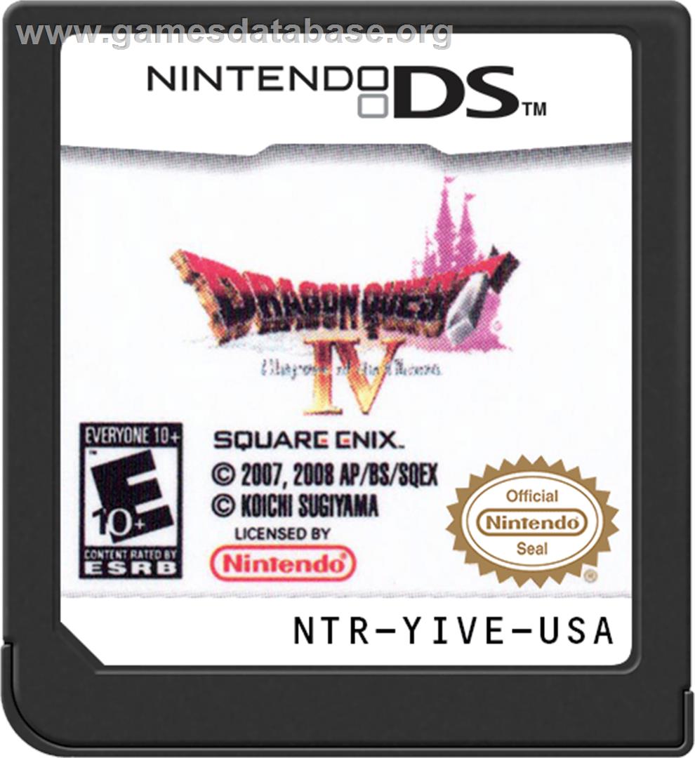Dragon Quest 4 - Chapters Of The Chosen - Nintendo DS - Artwork - Cartridge