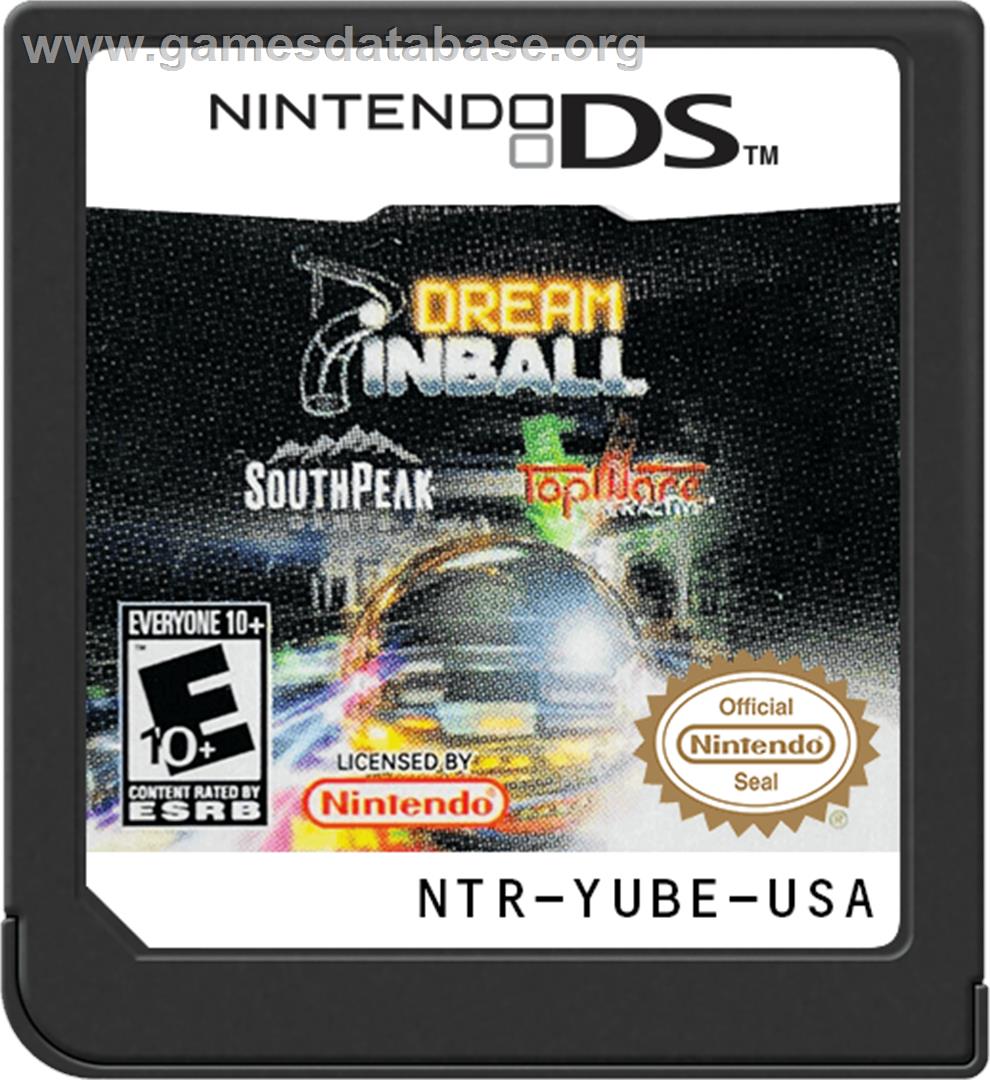 Dream Pinball 3d - Nintendo DS - Artwork - Cartridge