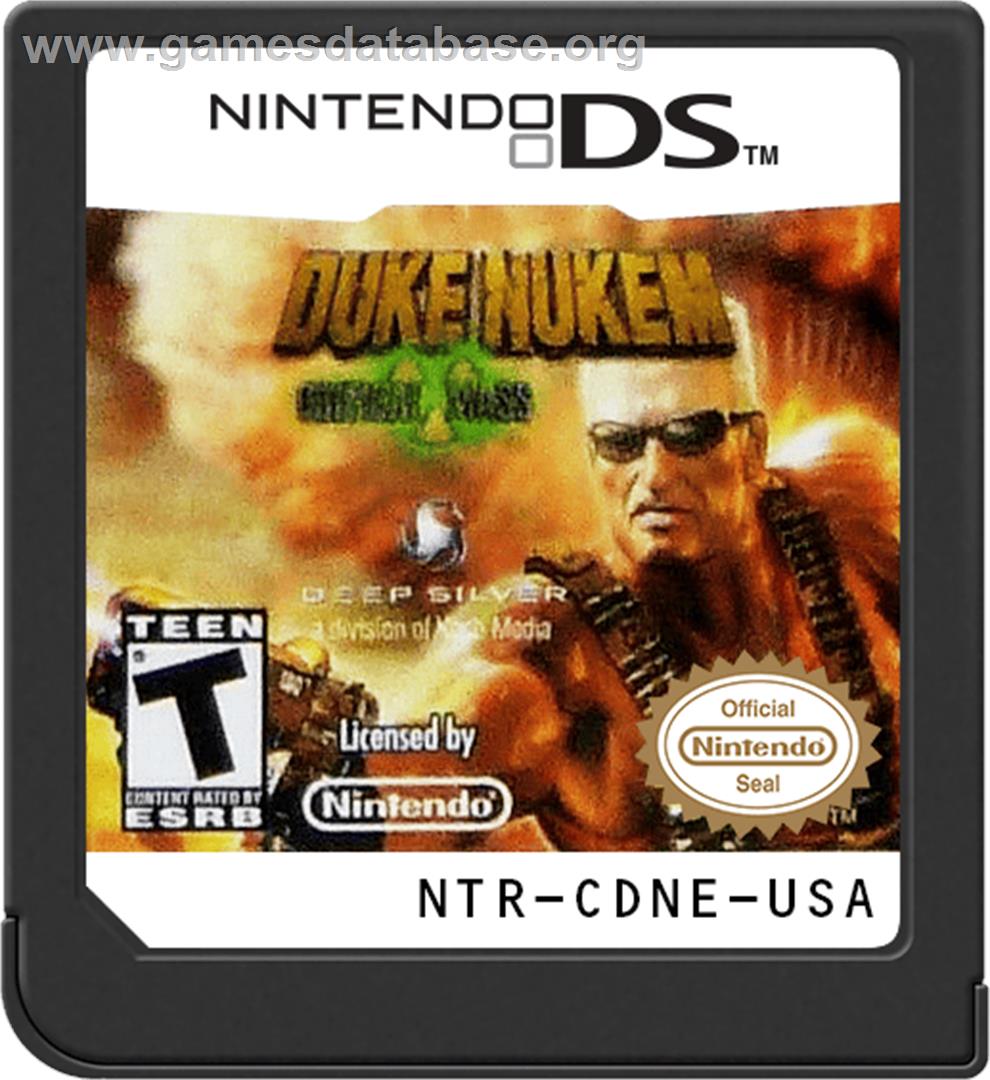 Duke Nukem - Critical Mass - Nintendo DS - Artwork - Cartridge