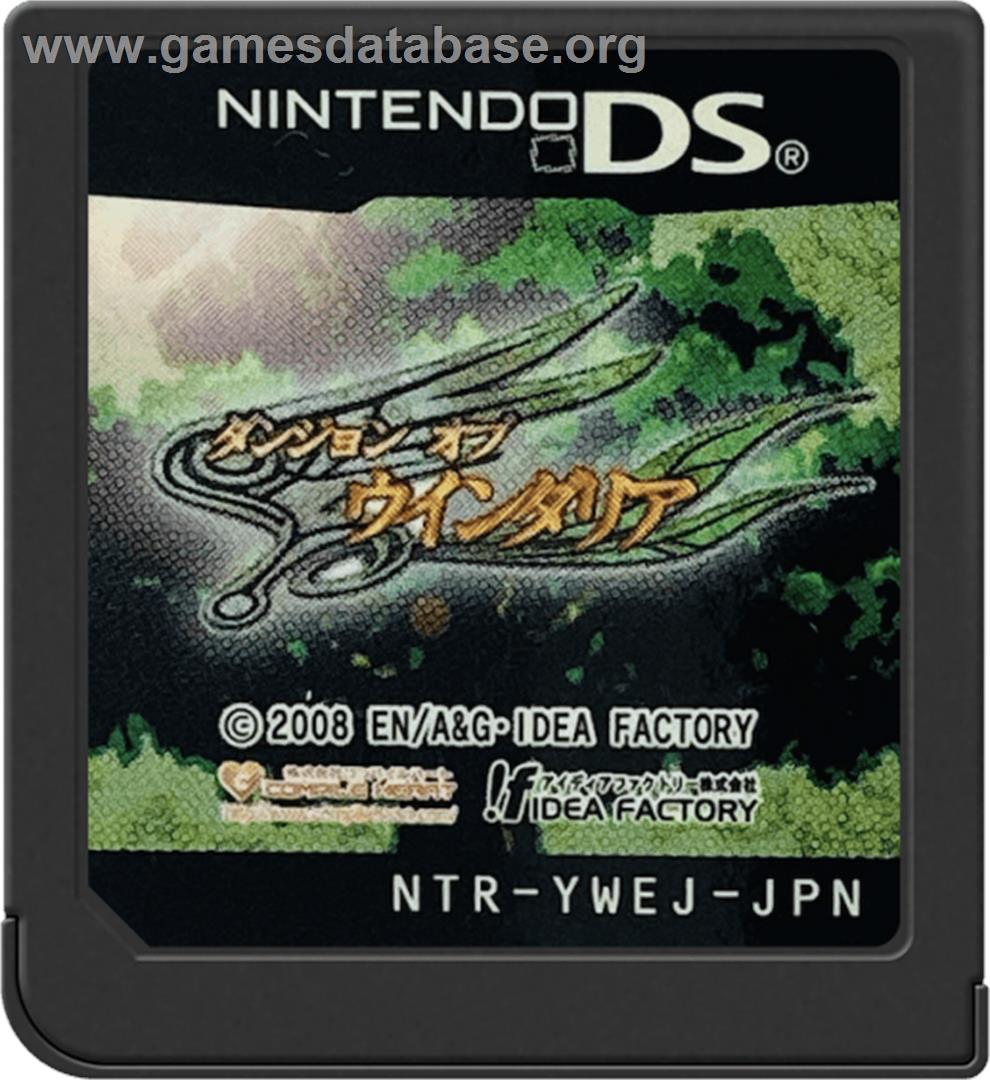 Dungeon Of Windaria - Nintendo DS - Artwork - Cartridge