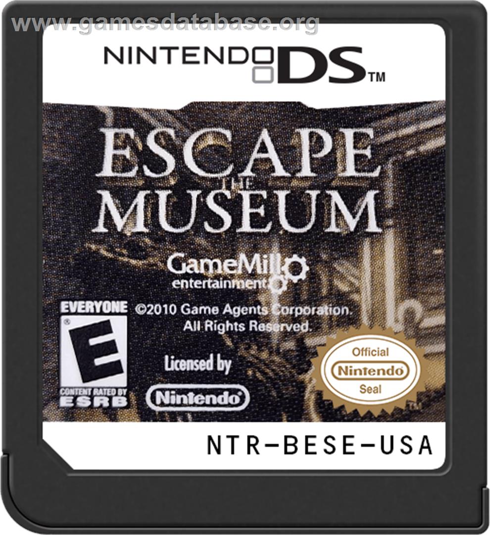 Escape The Museum - Nintendo DS - Artwork - Cartridge